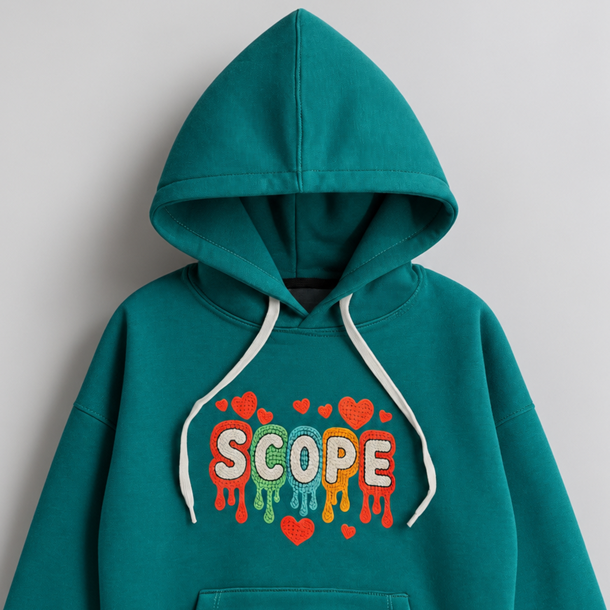 Drop-shoulder Hoodie