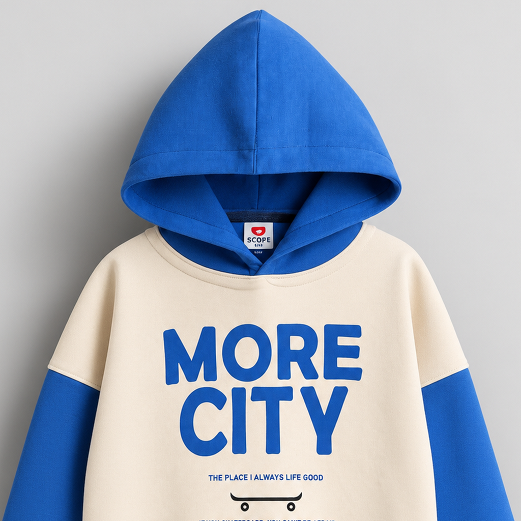 Drop-shoulder Hoodie