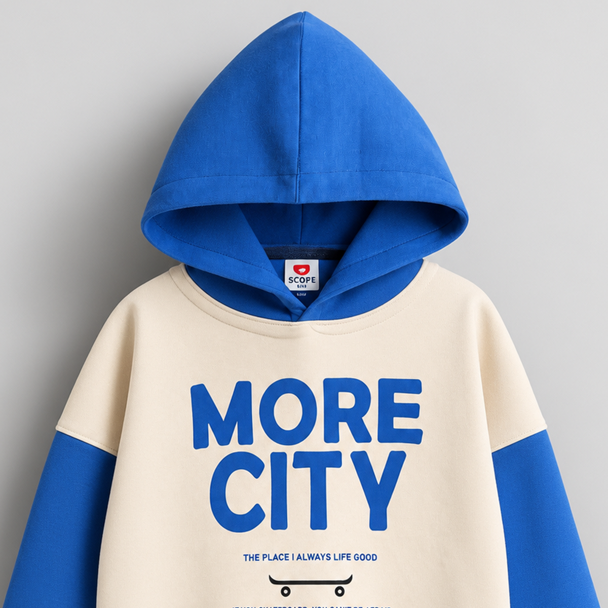 Drop-shoulder Hoodie